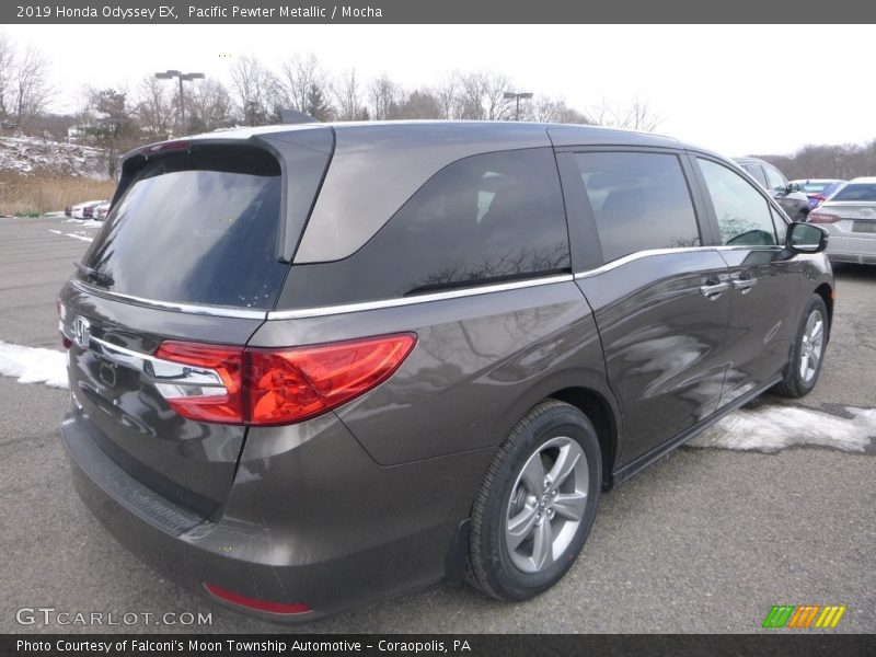 Pacific Pewter Metallic / Mocha 2019 Honda Odyssey EX