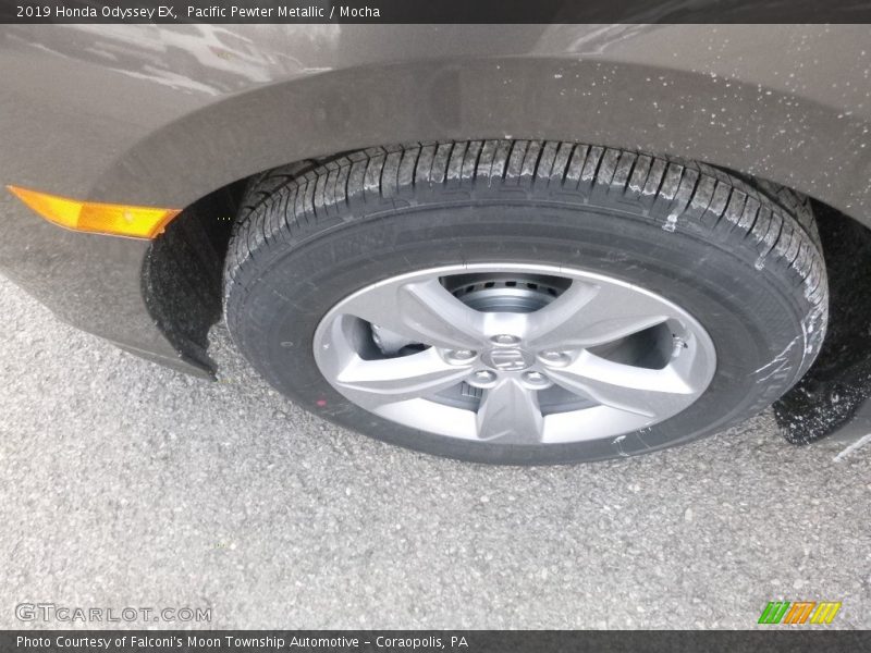 Pacific Pewter Metallic / Mocha 2019 Honda Odyssey EX