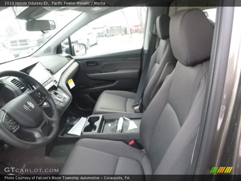 Pacific Pewter Metallic / Mocha 2019 Honda Odyssey EX