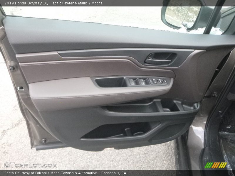 Pacific Pewter Metallic / Mocha 2019 Honda Odyssey EX