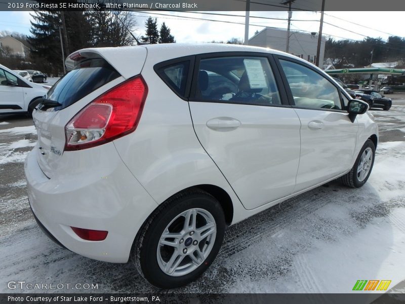 White Platinum / Charcoal Black 2019 Ford Fiesta SE Hatchback