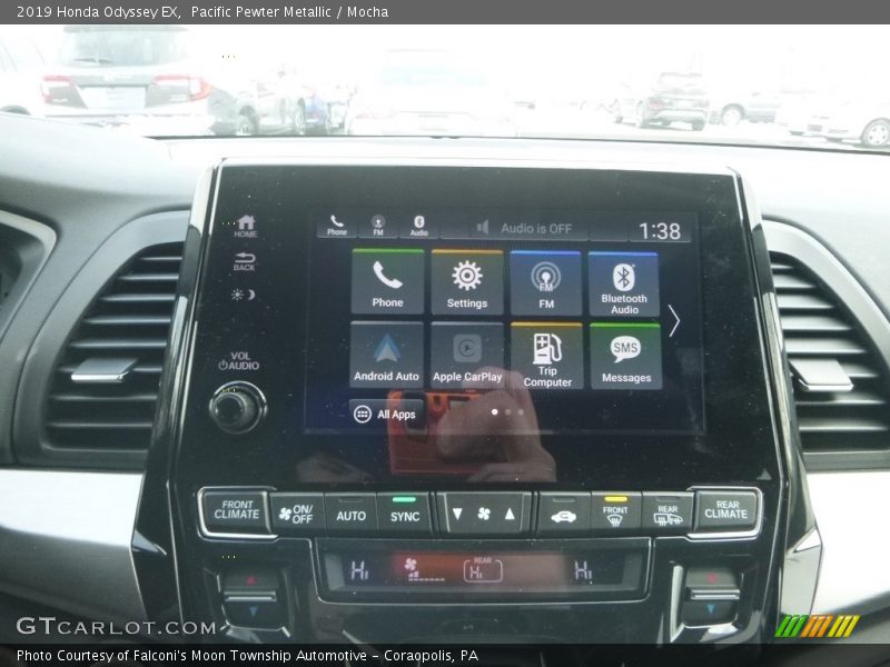 Pacific Pewter Metallic / Mocha 2019 Honda Odyssey EX