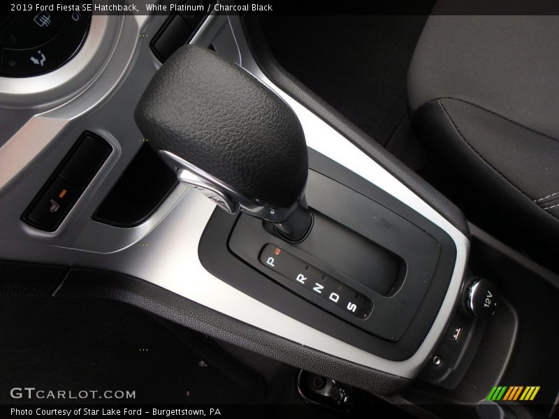 White Platinum / Charcoal Black 2019 Ford Fiesta SE Hatchback