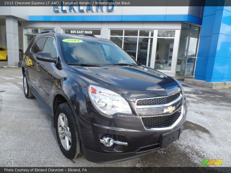 Tungsten Metallic / Brownstone/Jet Black 2013 Chevrolet Equinox LT AWD