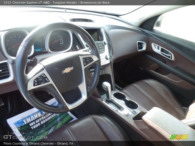 Tungsten Metallic / Brownstone/Jet Black 2013 Chevrolet Equinox LT AWD
