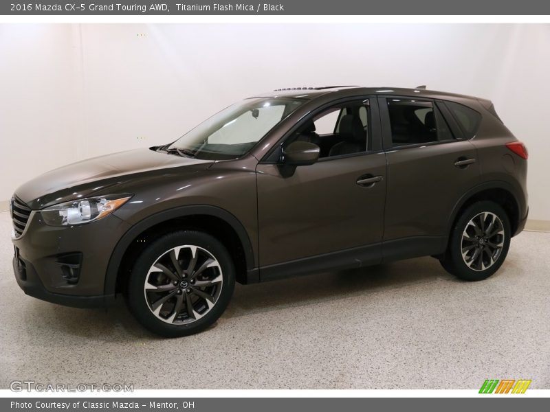 Titanium Flash Mica / Black 2016 Mazda CX-5 Grand Touring AWD