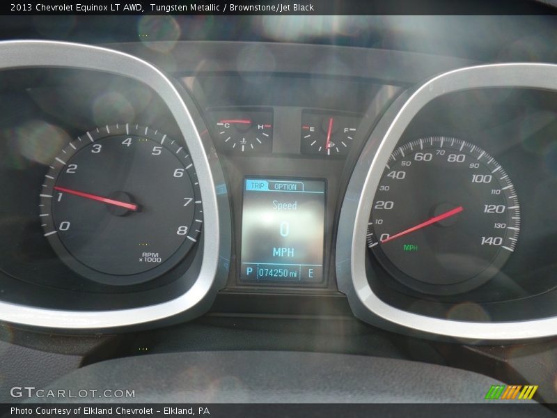 Tungsten Metallic / Brownstone/Jet Black 2013 Chevrolet Equinox LT AWD