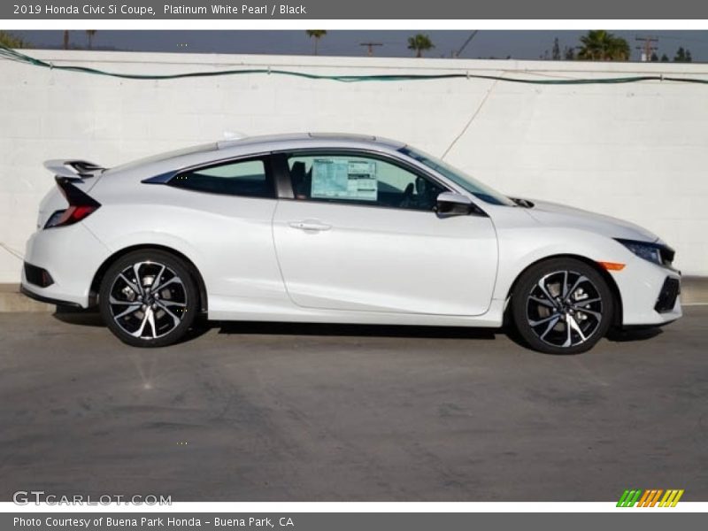  2019 Civic Si Coupe Platinum White Pearl