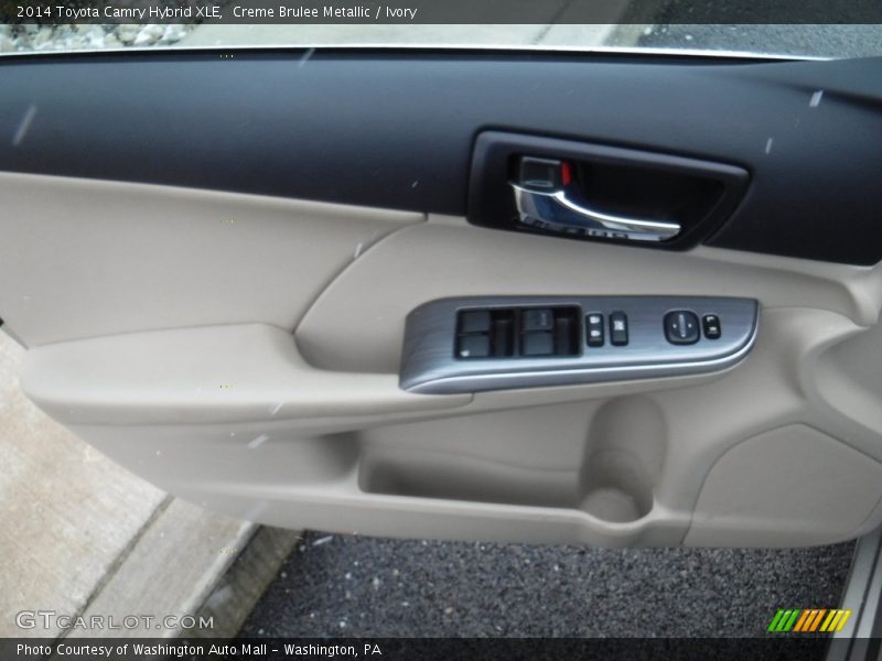 Creme Brulee Metallic / Ivory 2014 Toyota Camry Hybrid XLE