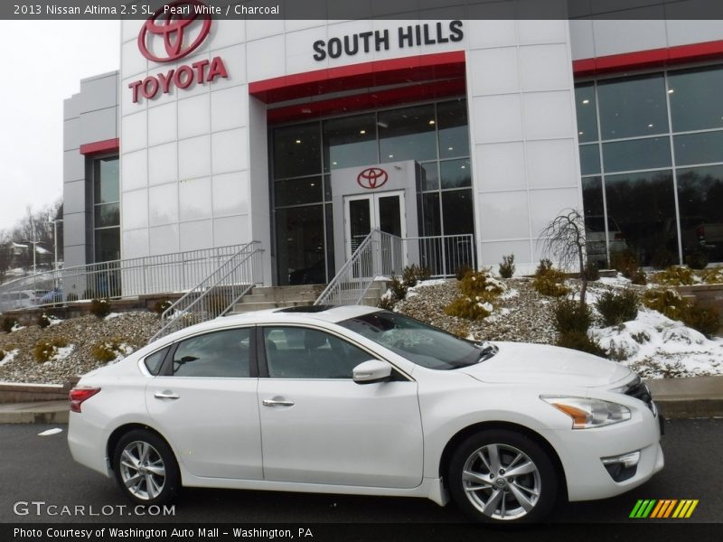 Pearl White / Charcoal 2013 Nissan Altima 2.5 SL