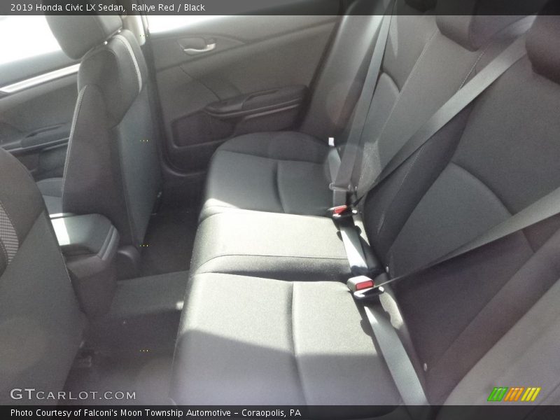 Rallye Red / Black 2019 Honda Civic LX Sedan