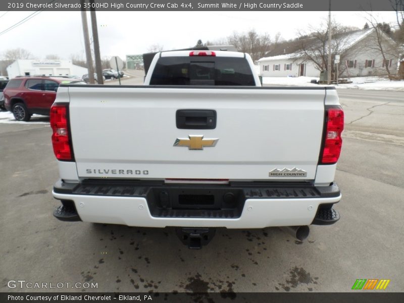 Summit White / High Country Saddle 2019 Chevrolet Silverado 3500HD High Country Crew Cab 4x4