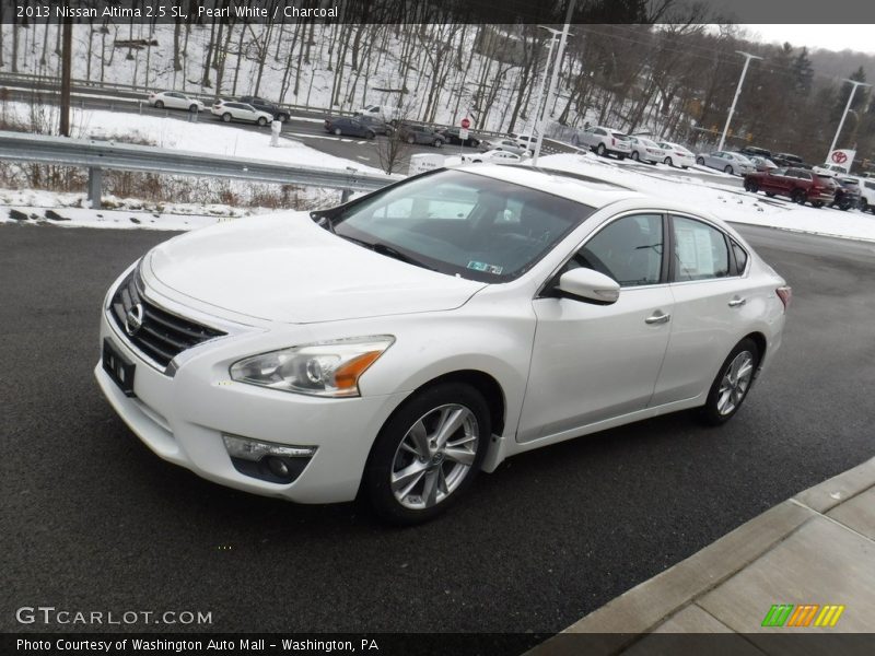Pearl White / Charcoal 2013 Nissan Altima 2.5 SL