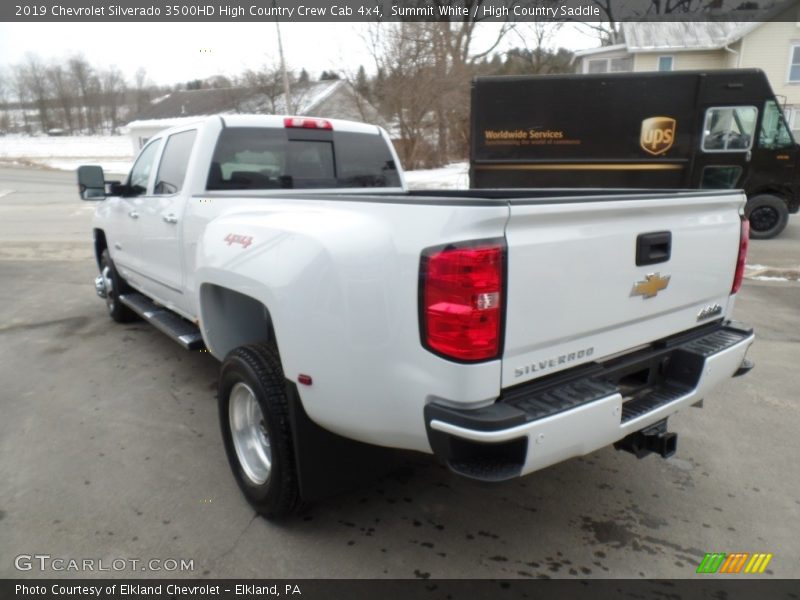 Summit White / High Country Saddle 2019 Chevrolet Silverado 3500HD High Country Crew Cab 4x4
