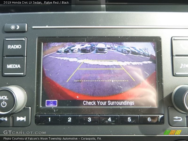 Rallye Red / Black 2019 Honda Civic LX Sedan