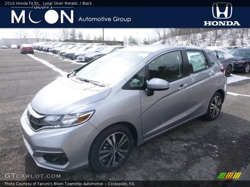 Lunar Silver Metallic / Black 2019 Honda Fit EX