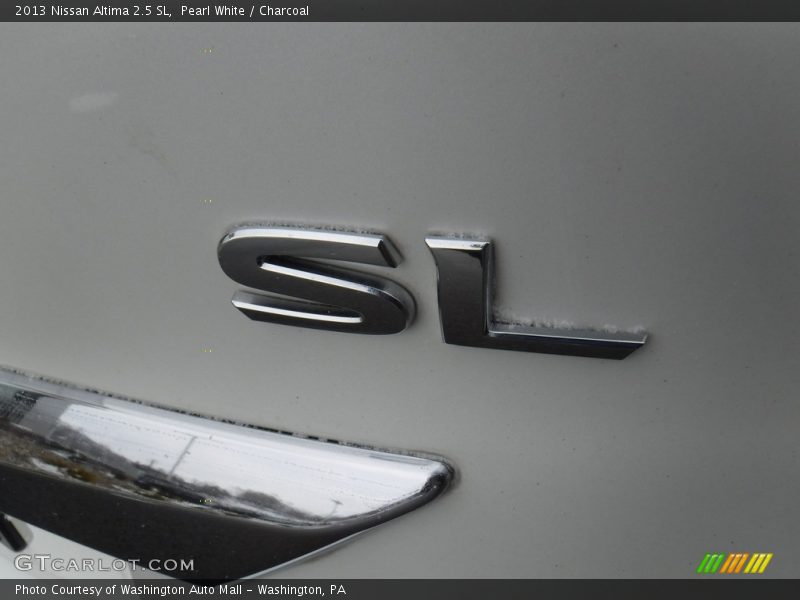 Pearl White / Charcoal 2013 Nissan Altima 2.5 SL