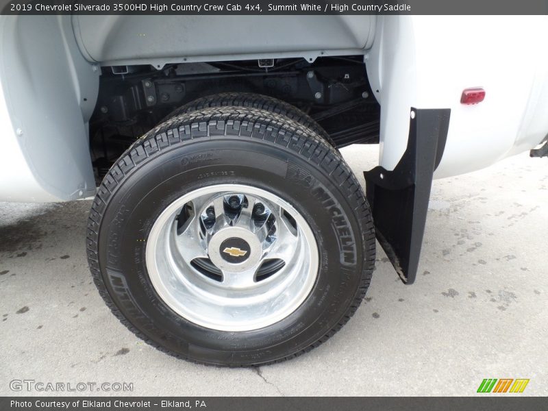 Summit White / High Country Saddle 2019 Chevrolet Silverado 3500HD High Country Crew Cab 4x4