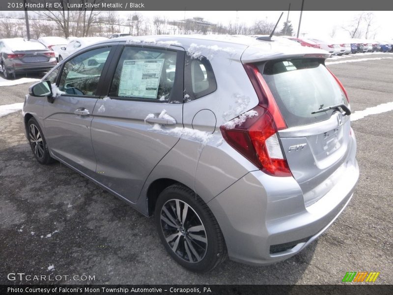 Lunar Silver Metallic / Black 2019 Honda Fit EX