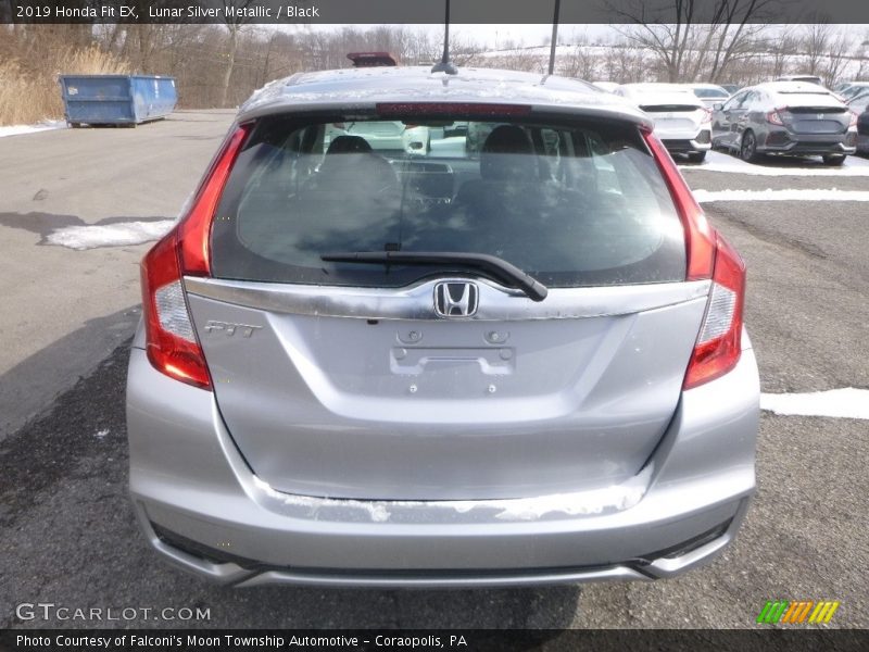 Lunar Silver Metallic / Black 2019 Honda Fit EX