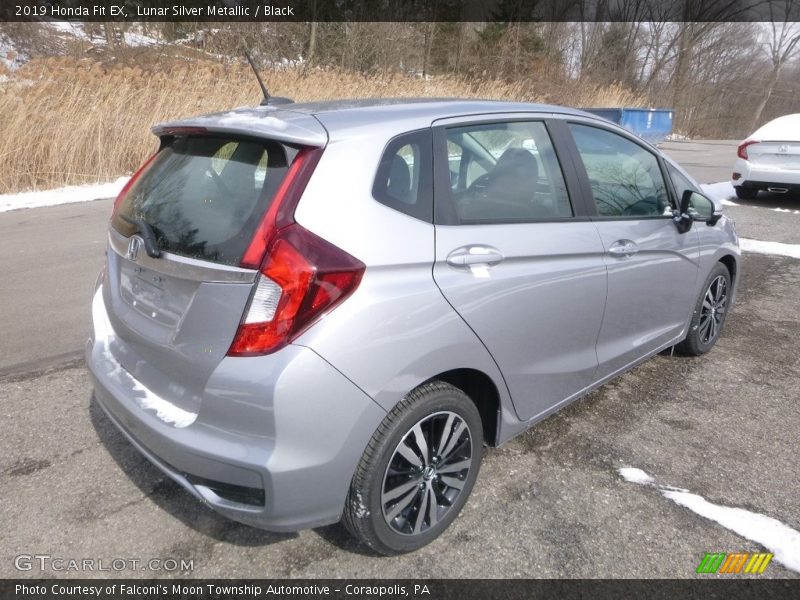 Lunar Silver Metallic / Black 2019 Honda Fit EX
