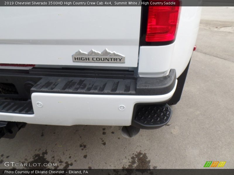 Summit White / High Country Saddle 2019 Chevrolet Silverado 3500HD High Country Crew Cab 4x4
