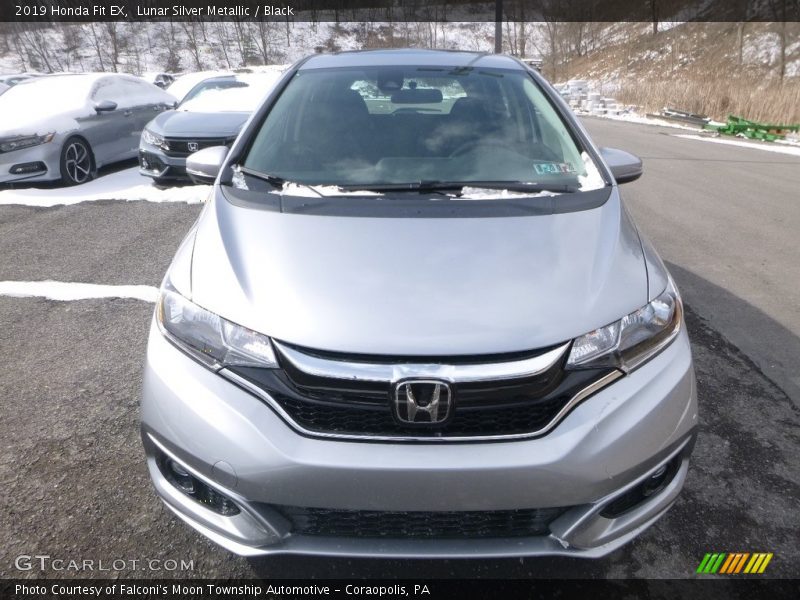 Lunar Silver Metallic / Black 2019 Honda Fit EX