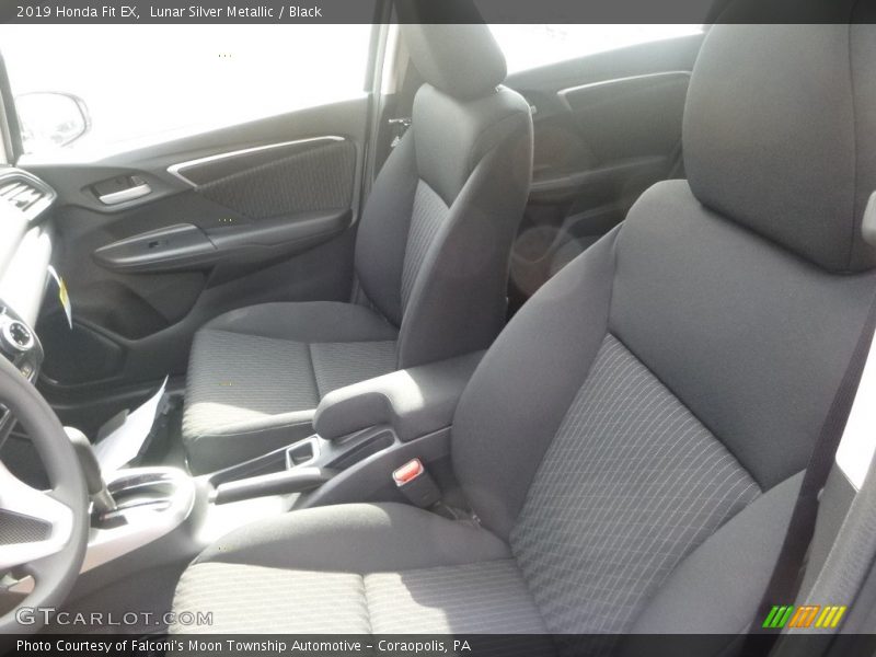 Lunar Silver Metallic / Black 2019 Honda Fit EX