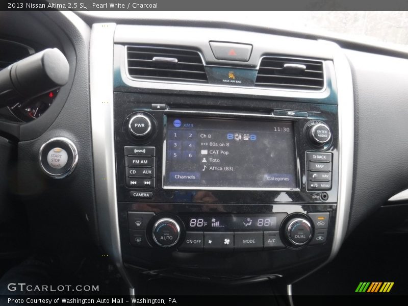 Pearl White / Charcoal 2013 Nissan Altima 2.5 SL