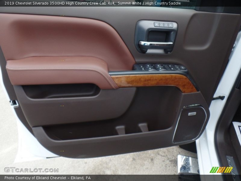 Summit White / High Country Saddle 2019 Chevrolet Silverado 3500HD High Country Crew Cab 4x4