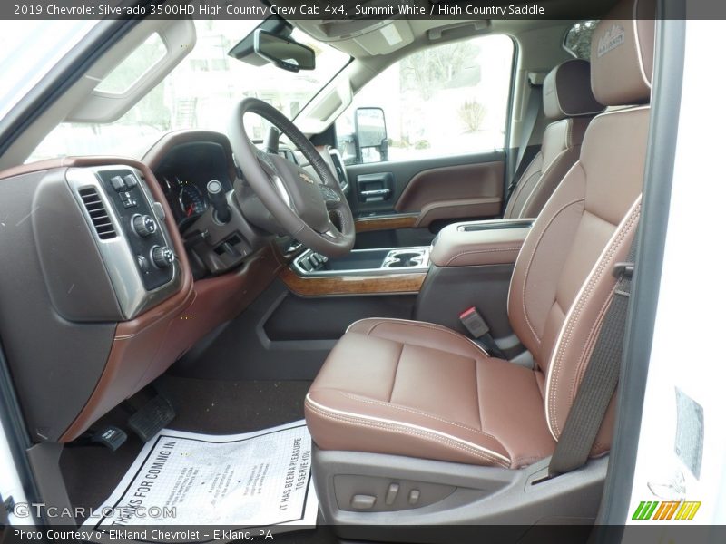 Summit White / High Country Saddle 2019 Chevrolet Silverado 3500HD High Country Crew Cab 4x4