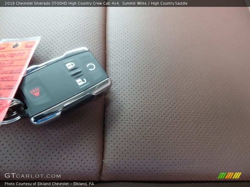 Summit White / High Country Saddle 2019 Chevrolet Silverado 3500HD High Country Crew Cab 4x4