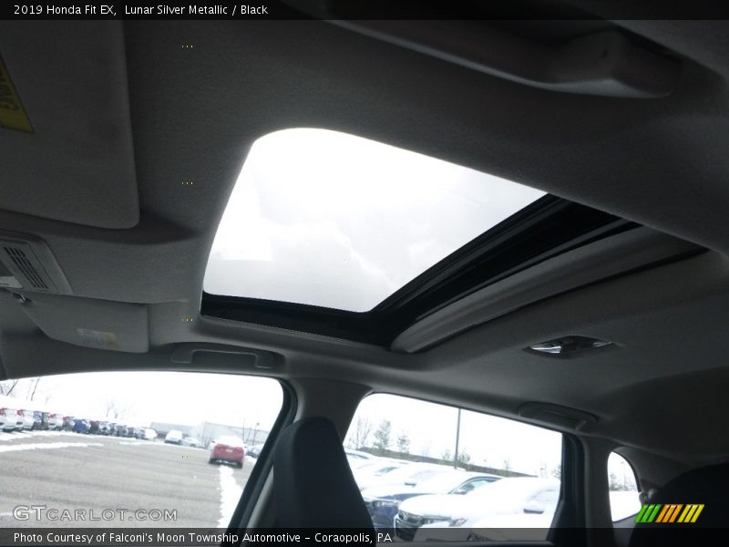 Lunar Silver Metallic / Black 2019 Honda Fit EX