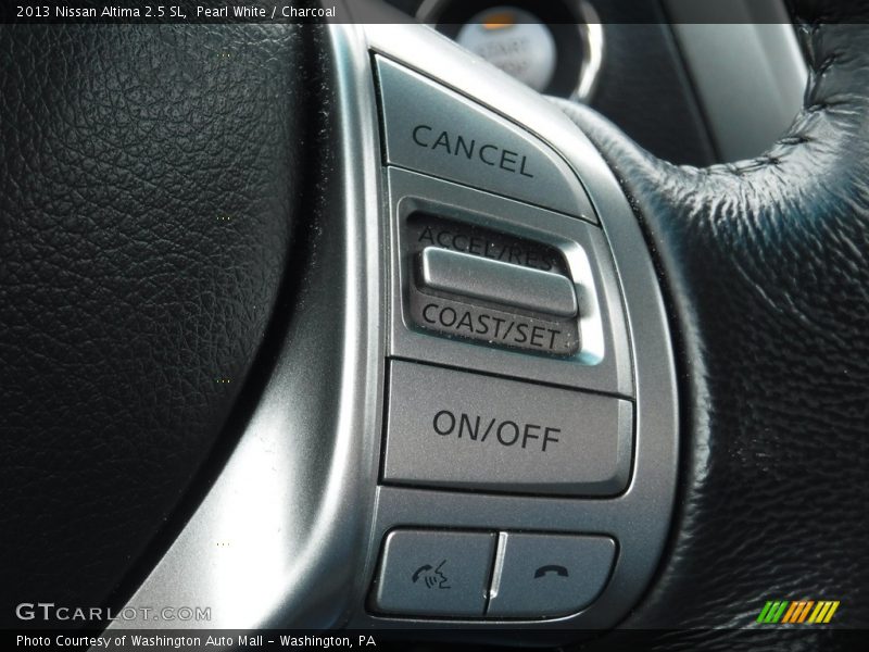 Pearl White / Charcoal 2013 Nissan Altima 2.5 SL