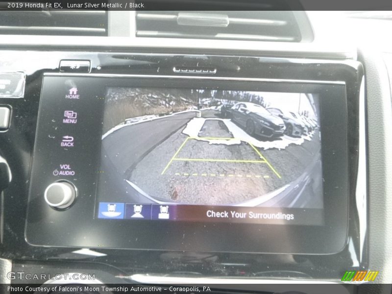 Lunar Silver Metallic / Black 2019 Honda Fit EX