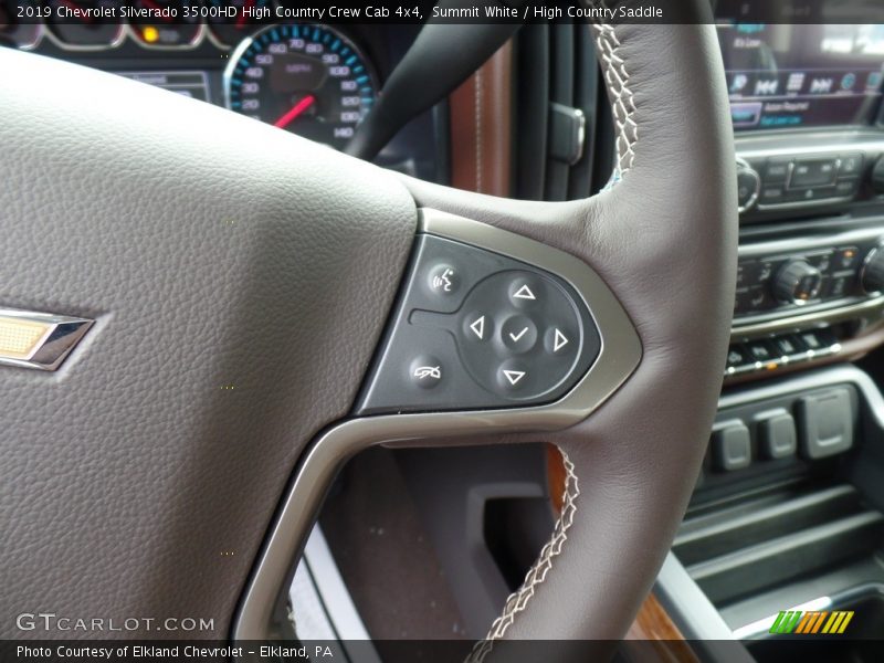 Summit White / High Country Saddle 2019 Chevrolet Silverado 3500HD High Country Crew Cab 4x4
