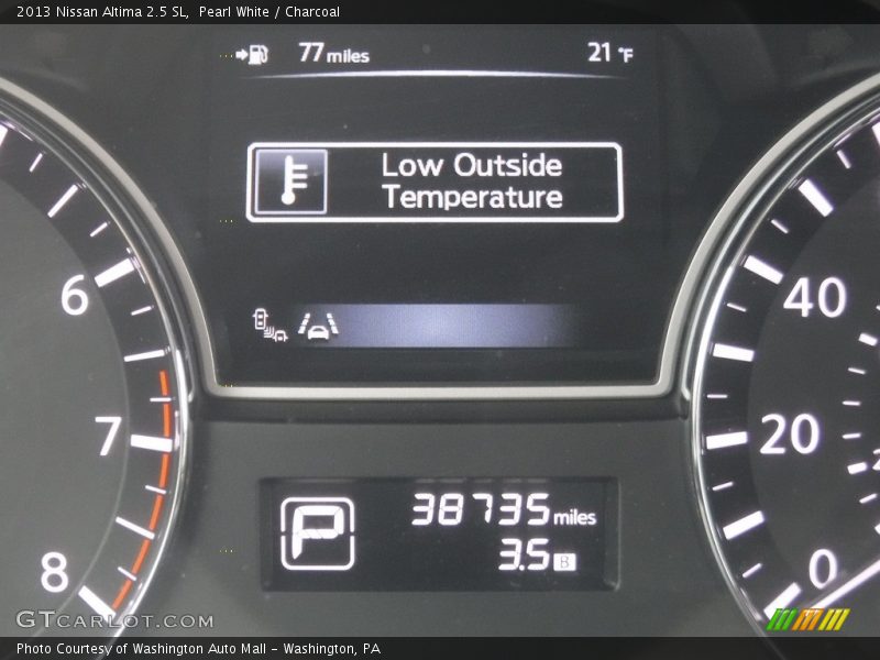 Pearl White / Charcoal 2013 Nissan Altima 2.5 SL