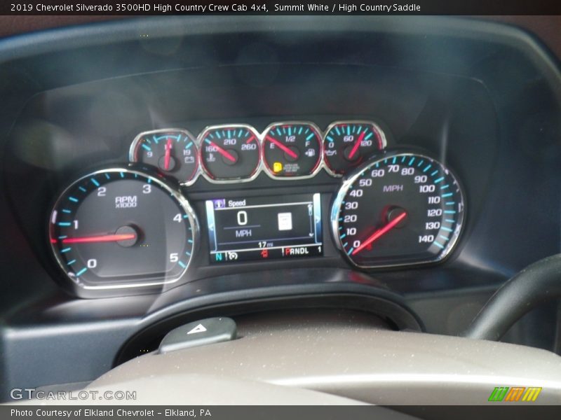 Summit White / High Country Saddle 2019 Chevrolet Silverado 3500HD High Country Crew Cab 4x4