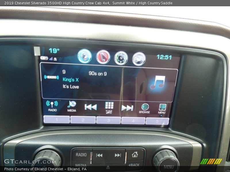 Summit White / High Country Saddle 2019 Chevrolet Silverado 3500HD High Country Crew Cab 4x4