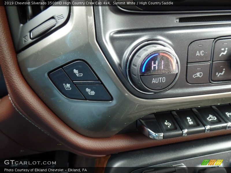 Summit White / High Country Saddle 2019 Chevrolet Silverado 3500HD High Country Crew Cab 4x4