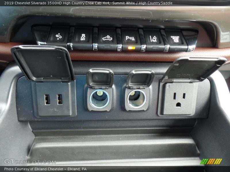 Summit White / High Country Saddle 2019 Chevrolet Silverado 3500HD High Country Crew Cab 4x4