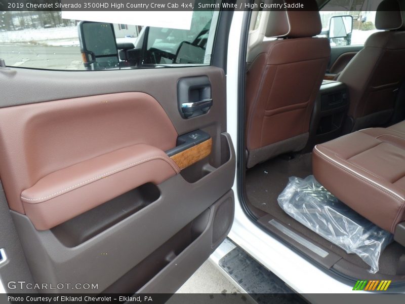 Summit White / High Country Saddle 2019 Chevrolet Silverado 3500HD High Country Crew Cab 4x4