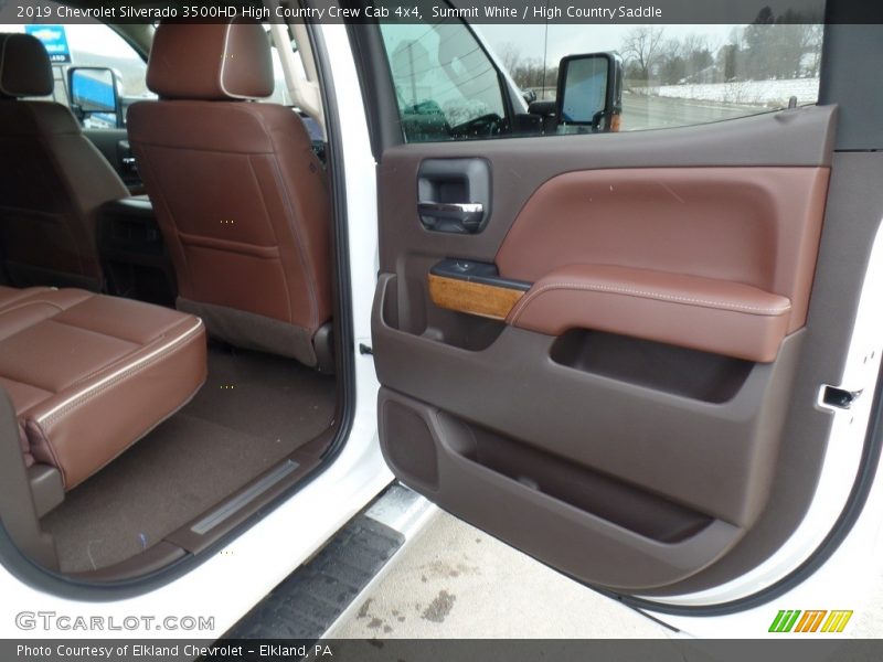 Summit White / High Country Saddle 2019 Chevrolet Silverado 3500HD High Country Crew Cab 4x4