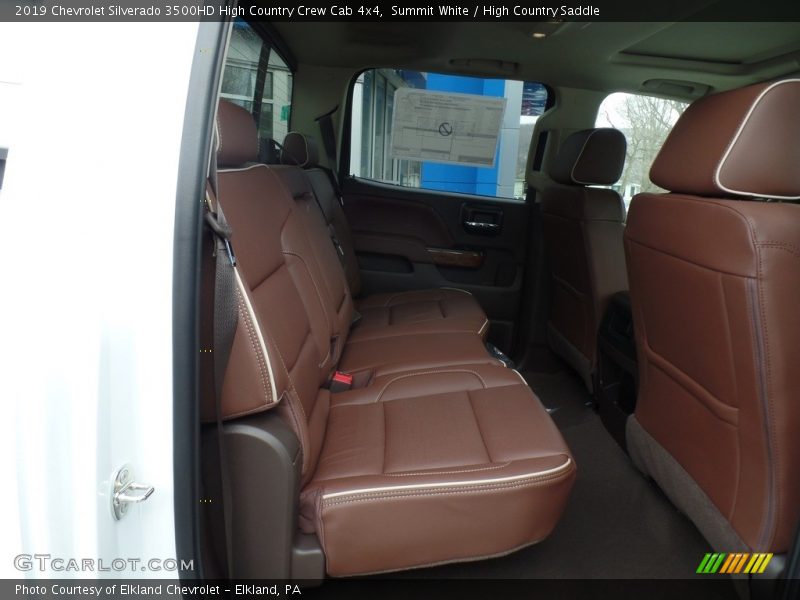 Summit White / High Country Saddle 2019 Chevrolet Silverado 3500HD High Country Crew Cab 4x4