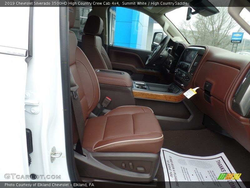 Summit White / High Country Saddle 2019 Chevrolet Silverado 3500HD High Country Crew Cab 4x4