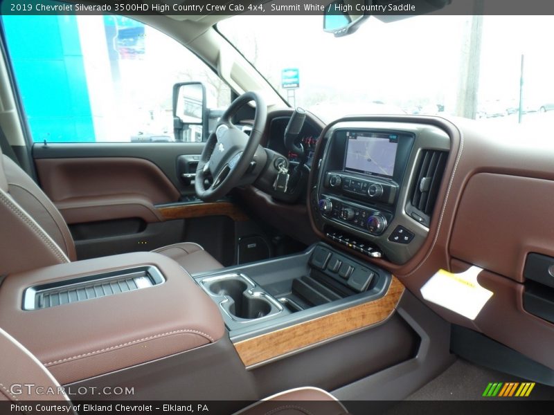 Summit White / High Country Saddle 2019 Chevrolet Silverado 3500HD High Country Crew Cab 4x4