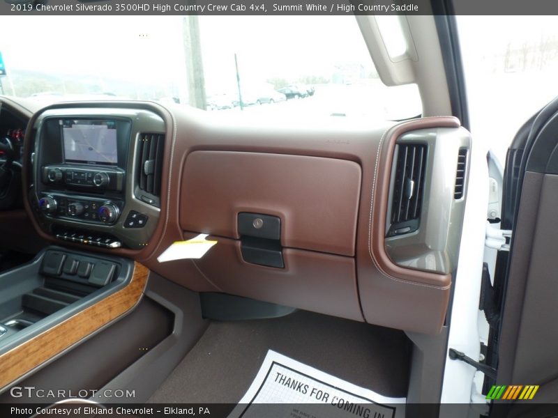 Summit White / High Country Saddle 2019 Chevrolet Silverado 3500HD High Country Crew Cab 4x4