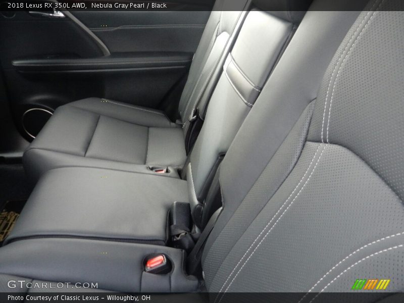 Nebula Gray Pearl / Black 2018 Lexus RX 350L AWD