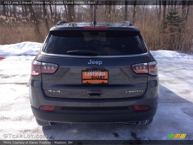 Granite Crystal Metallic / Black 2019 Jeep Compass Limited 4x4
