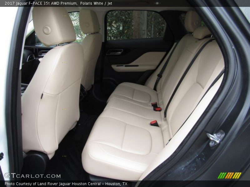 Polaris White / Jet 2017 Jaguar F-PACE 35t AWD Premium